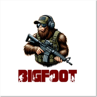 Tactical Bigfoot Posters and Art